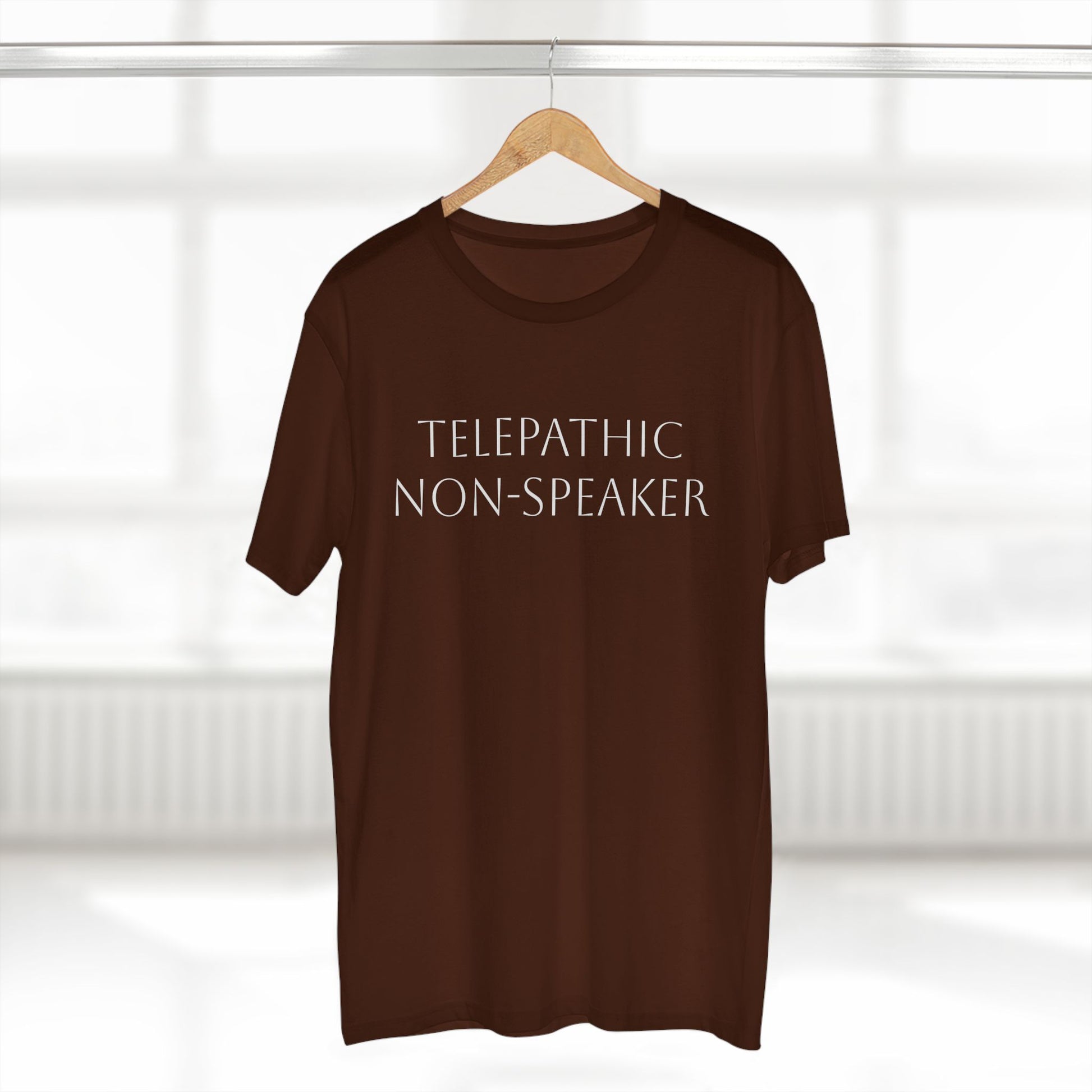 Telepathic Non-Speaker, Adult Staple Tee - Psychonaut Swag