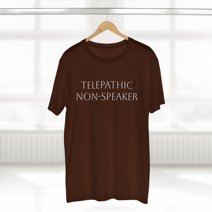 Telepathic Non-Speaker, Adult Staple Tee - Psychonaut Swag