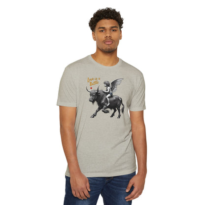 Cupid, Highland Bull Riding Shirt — 'Love Is a Battle'