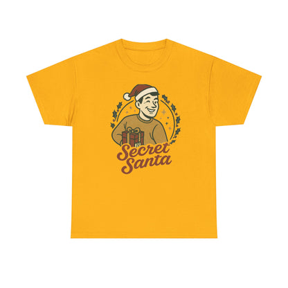 Secret Santa T-Shirt — Retro Holiday Graphic Tee
