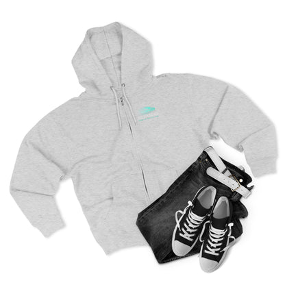 Advanced Mobile zip-up, Exploration Unisex Zip Hoodie, Cozy Zip Up, Casual Wear, Gift for Adventurers, Travel Enthusiasts