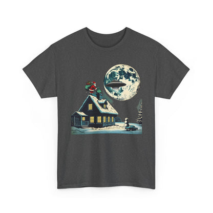 Christmas Santa UFO, Unisex Tee