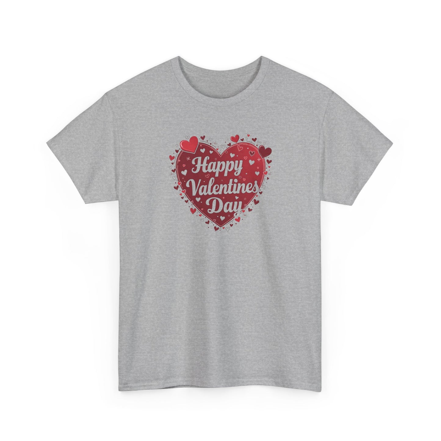 Valentine's Day Heart T-Shirt — "Happy Valentine's Day" Graphic Tee
