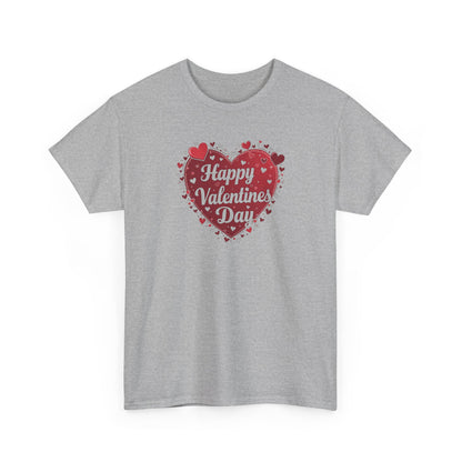 Valentine's Day Heart T-Shirt — "Happy Valentine's Day" Graphic Tee