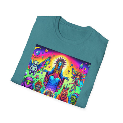 Mythical Creatures Unisex Softstyle T-Shirt - Last Supper Style - Psychonaut Swag