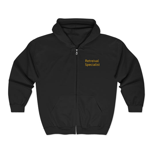 UAP Retrieval Specialist, Unisex Heavy Blend™ Full Zip Hooded Sweatshirt - Psychonaut Swag