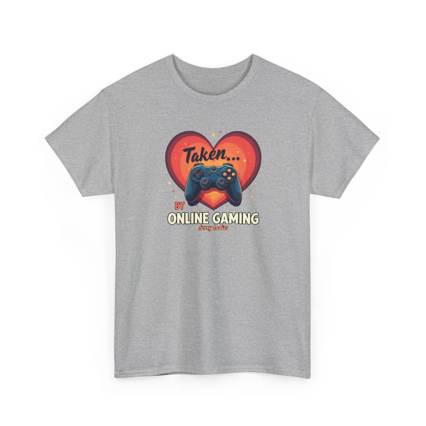 Taken by Online Gaming T-Shirt — Gamer Love Heart Controller Tee