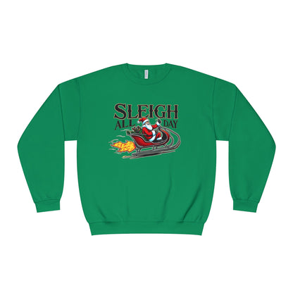 Sleigh All Day, Unisex NuBlend® Crewneck Sweatshirt