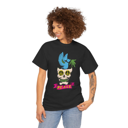 Peace Vibes, Unisex Heavy Cotton Tee