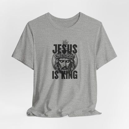 Jesus Is King T-Shirt — Crown of Thorns Christian Tee