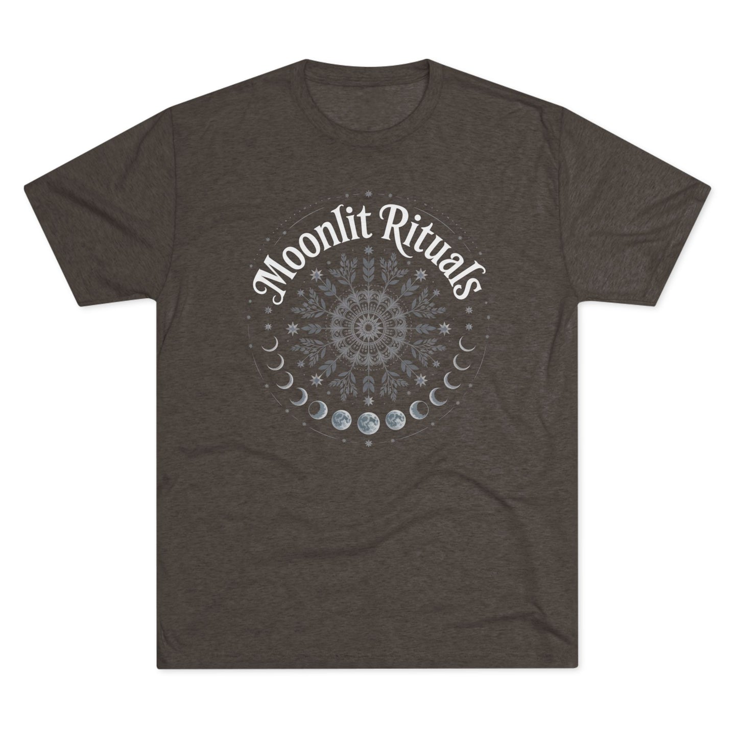 Moonlit Rituals Tee — Crescent Moon Phases Graphic T-Shirt