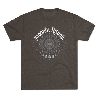Moonlit Rituals Tee — Crescent Moon Phases Graphic T-Shirt