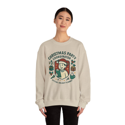 Christmas Party Coordinator, Unisex Heavy Blend™ Crewneck Sweatshirt
