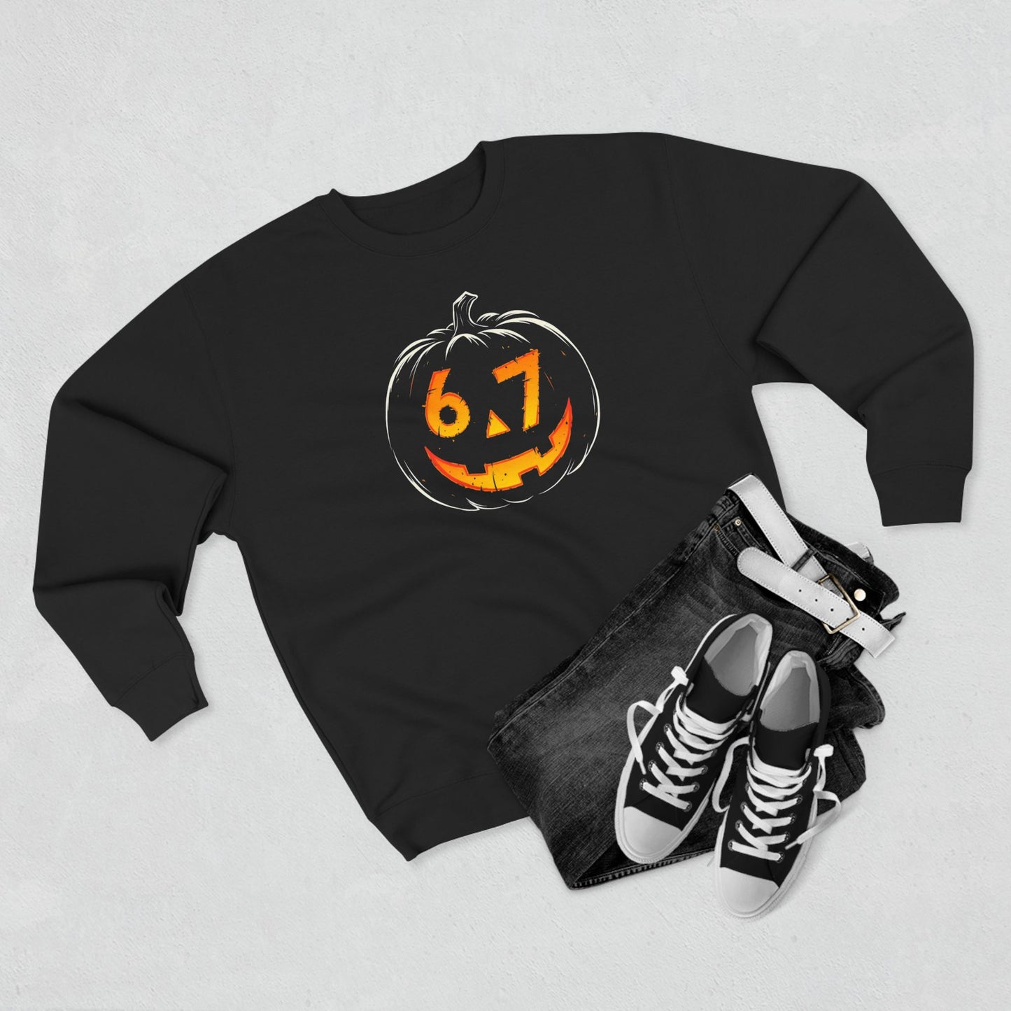 Halloween Pumpkin Crewneck Sweatshirt – Jack-O'-Lantern