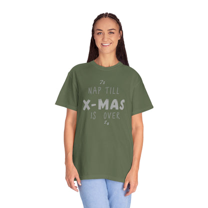 Nap Till X-Mas T-Shirt — Funny Christmas Holiday Tee