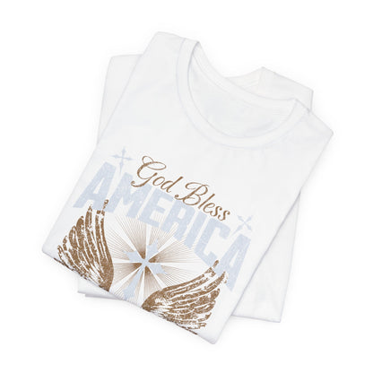 God Bless America Eagle T-Shirt — Patriotic Fourth of July Tee