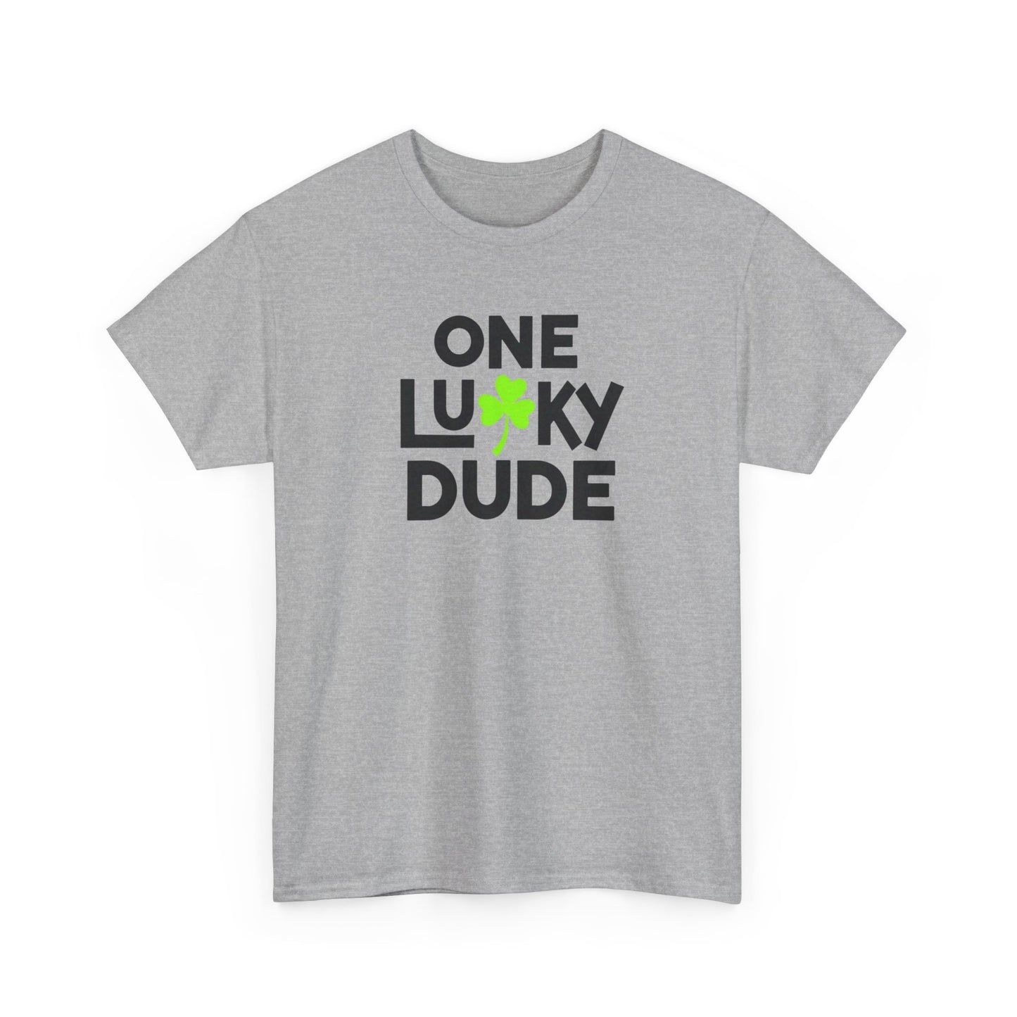 One Lucky Dude Tee – St. Patrick’s Day Kids/Youth Shirt with Shamrock Graphic