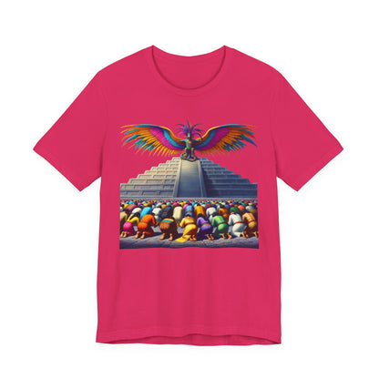 Feathered Serpent, Unisex Jersey Short Sleeve Tee