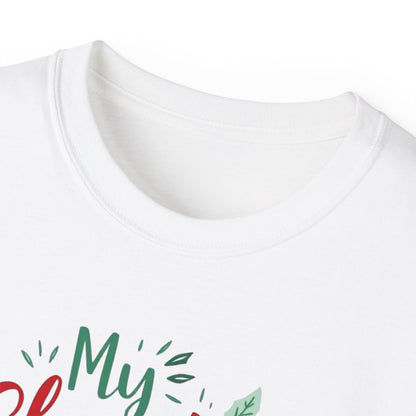 Christmas Coffee Tee - "My Christmas Spirit Needs Coffee" Holiday T-Shirt