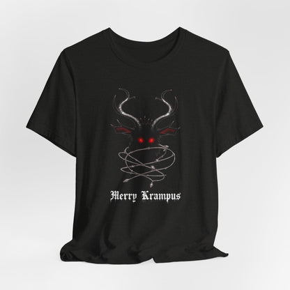 Krampus Graphic Tee — "Merry Krampus" Holiday Horror T-Shirt