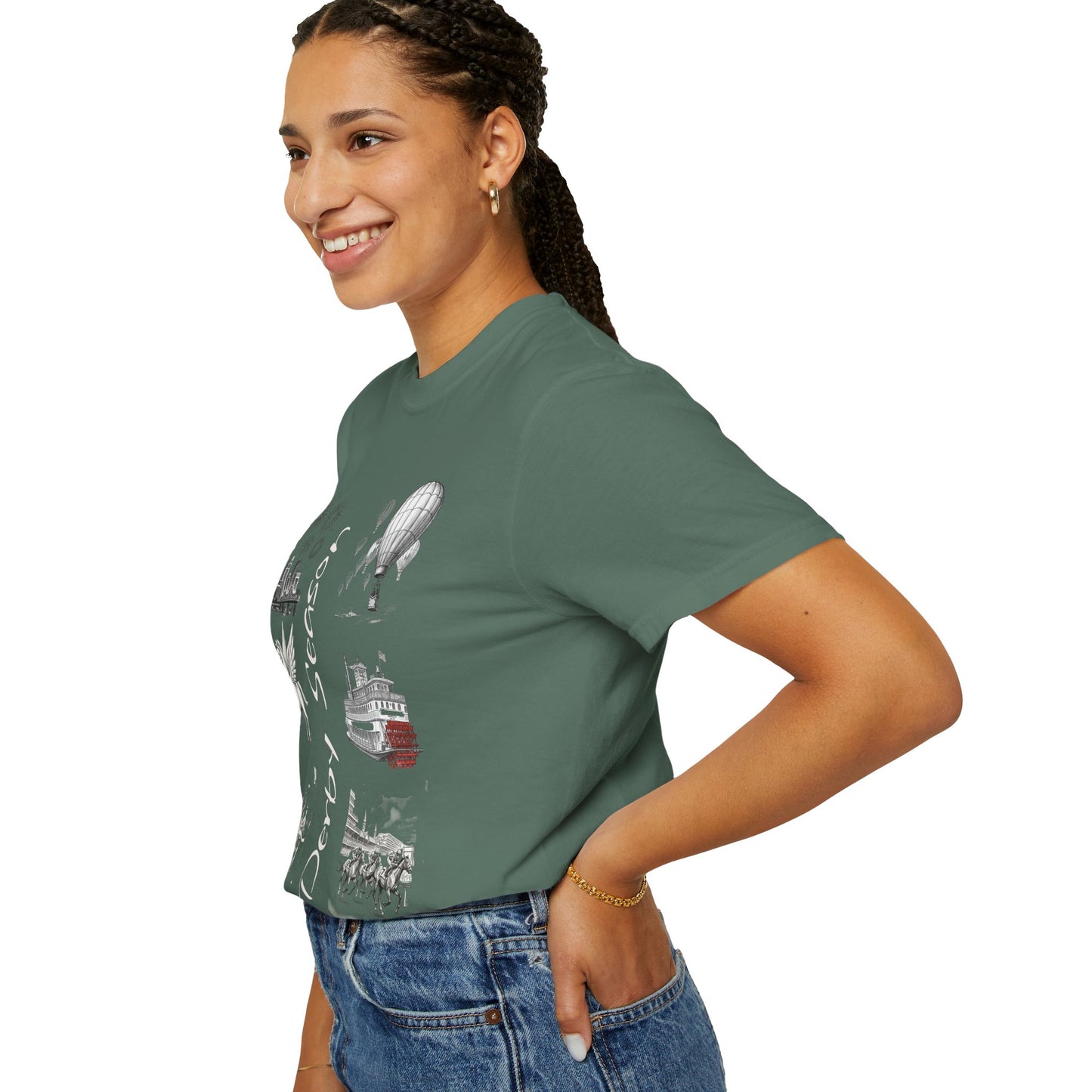 Derby Season T-Shirt — Horse Racing & Balloon Glow Festival Tee