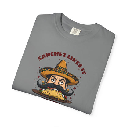 "Dirty Taco" Moustache and Sombrero Taco Graphic Tee