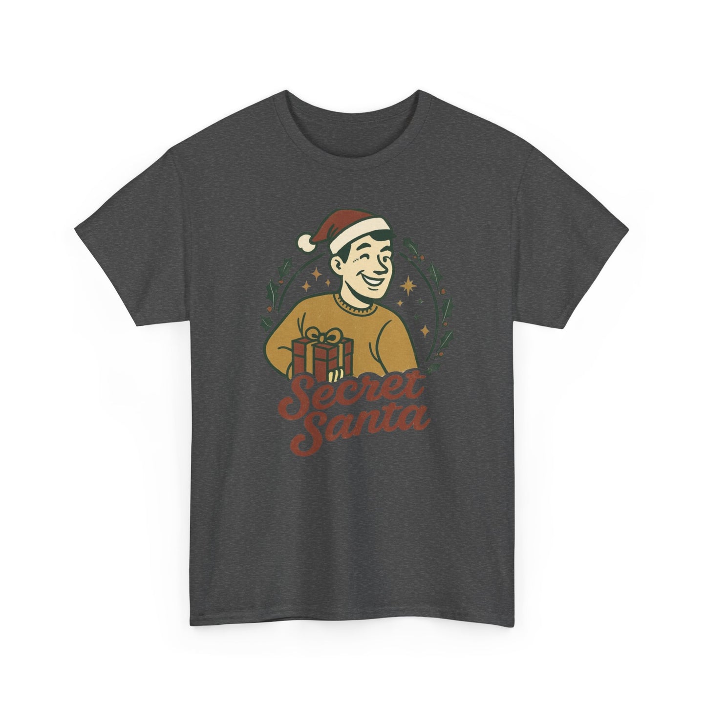 Secret Santa T-Shirt — Retro Holiday Graphic Tee