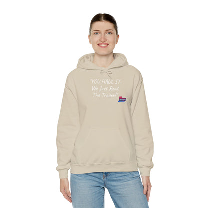 Kentuckiana Small biz swag, Trailer Rental Hoodie for Road Trips, Gifts for Adventure Lovers, Unique Hoodie for Renters, Travel Gear, Funny Sweatshirt