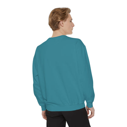 Christmas Tree Sweater, Unisex Garment-Dyed Sweatshirt