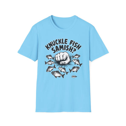 Knuckle Fish Samish,  T-Shirt, Perfect for Anglers, Gift for Fishermen, Casual Wear, Outdoor Activities, Humor Shirt