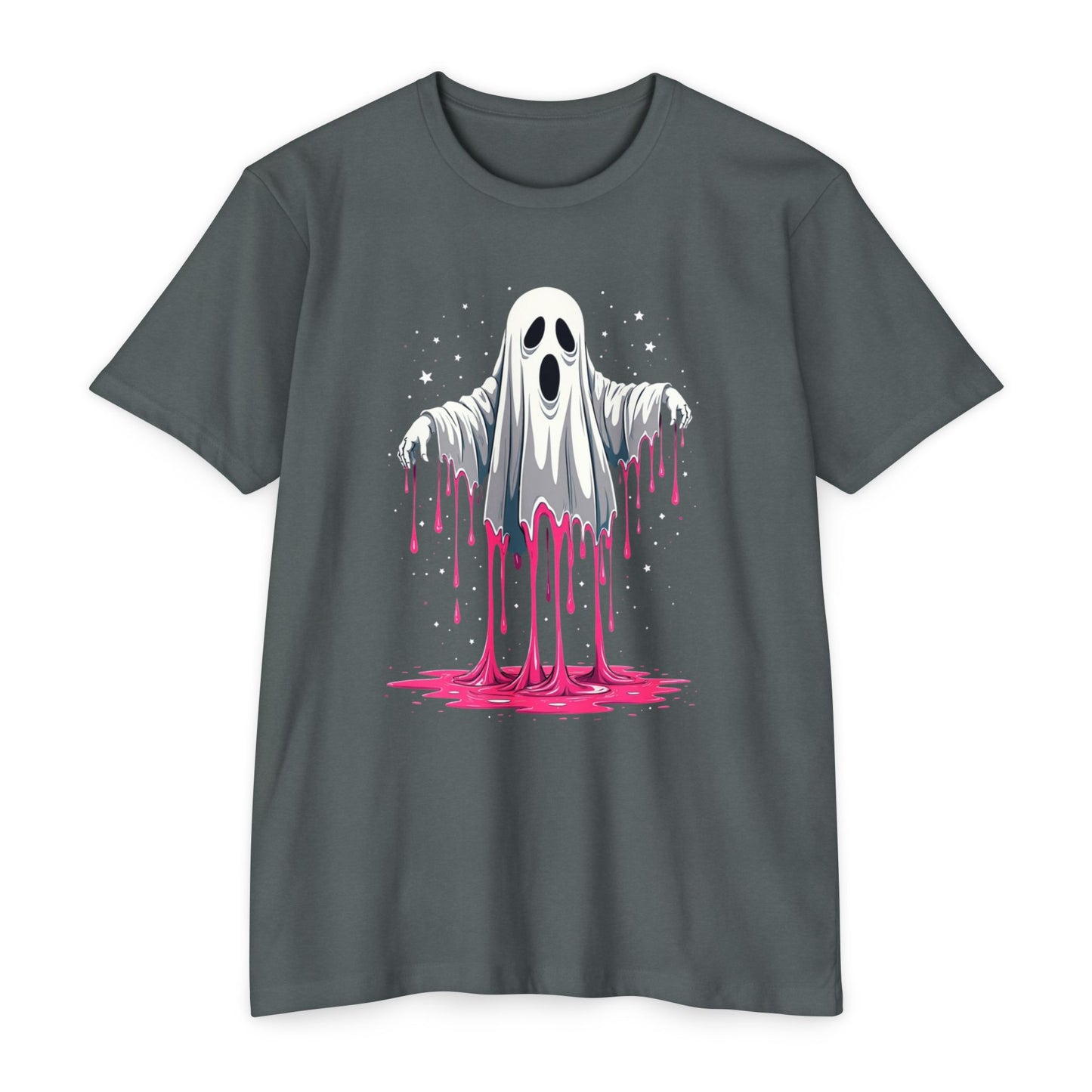 Drippy Ghost T-Shirt — Cute Dripping Halloween Tee
