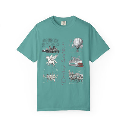Derby Season T-Shirt — Horse Racing & Balloon Glow Festival Tee