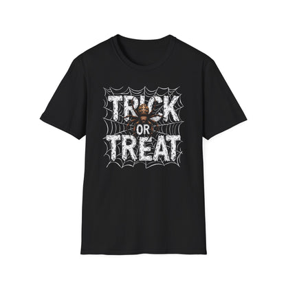 Trick or Treat Spider Tee — Halloween Graphic T-Shirt