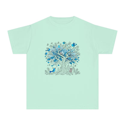 Whimsical tree Youth Midweight Tee - Psychonaut Swag