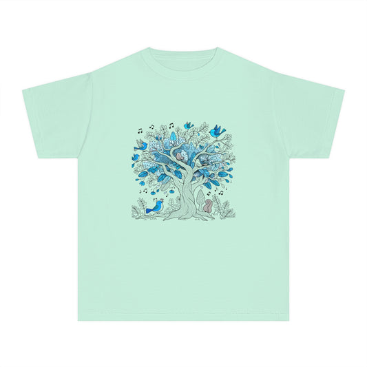 Whimsical tree Youth Midweight Tee - Psychonaut Swag