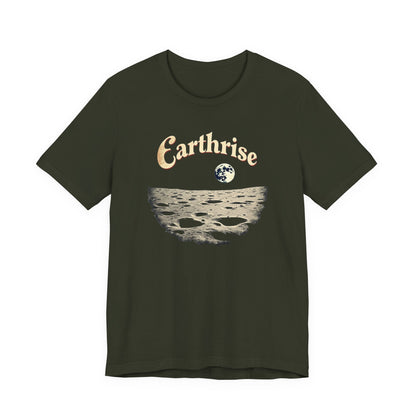 Earthrise Unisex Tee | Vintage Style Graphic Shirt, Eco-Friendly Apparel, Gift for Nature Lovers, Casual Wear, Astronomy Gift