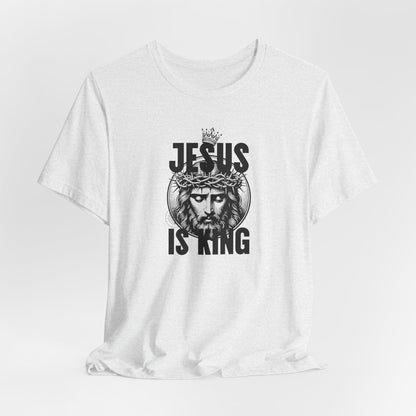 Jesus Is King T-Shirt — Crown of Thorns Christian Tee