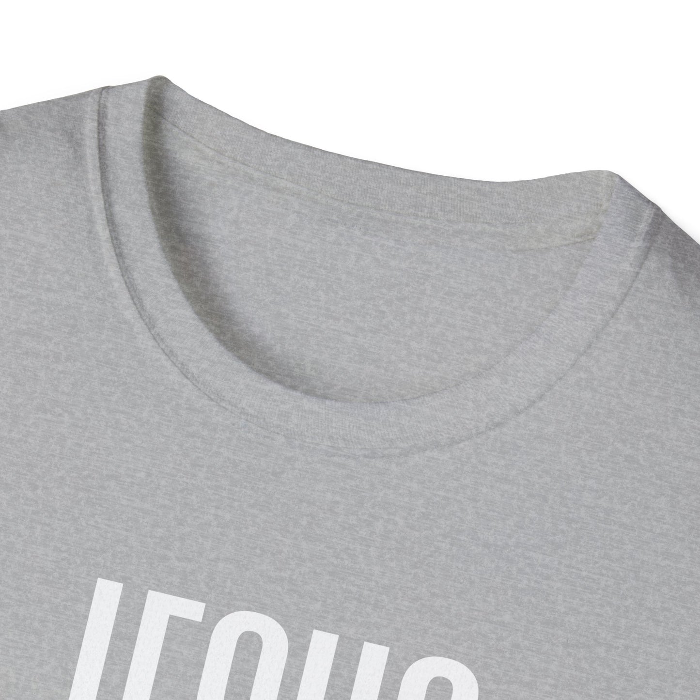 Jesus Cross T-Shirt — 'Jesus' Graphic Faith Tee for Christians