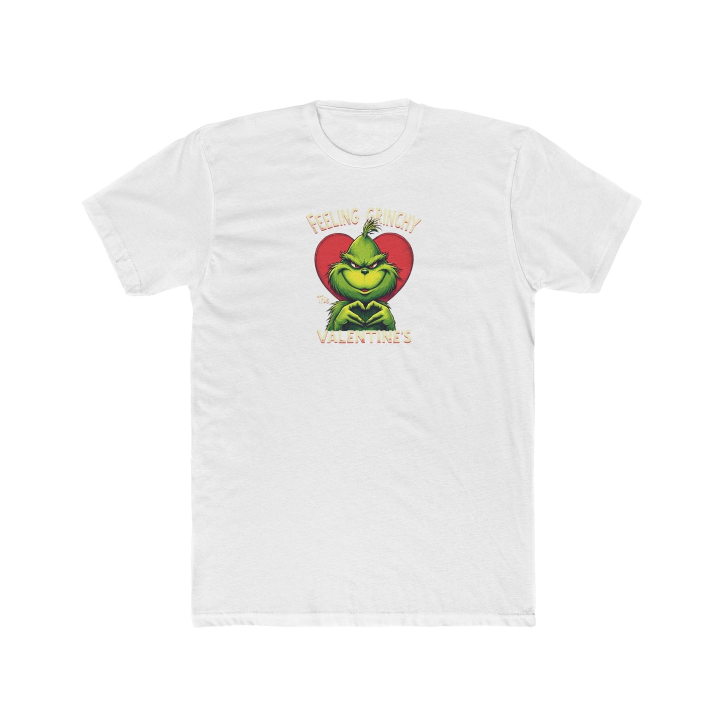Grinch Heart Valentine T‑Shirt — "Feel My Heart" Holiday Tee