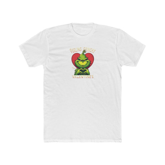 Grinch Heart Valentine T‑Shirt — "Feel My Heart" Holiday Tee