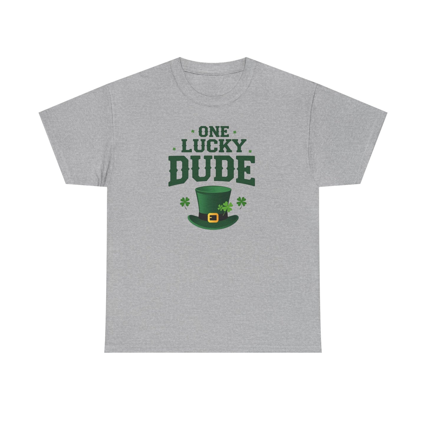 One Lucky Dude T-Shirt — St. Patrick's Day Leprechaun Hat Graphic Tee