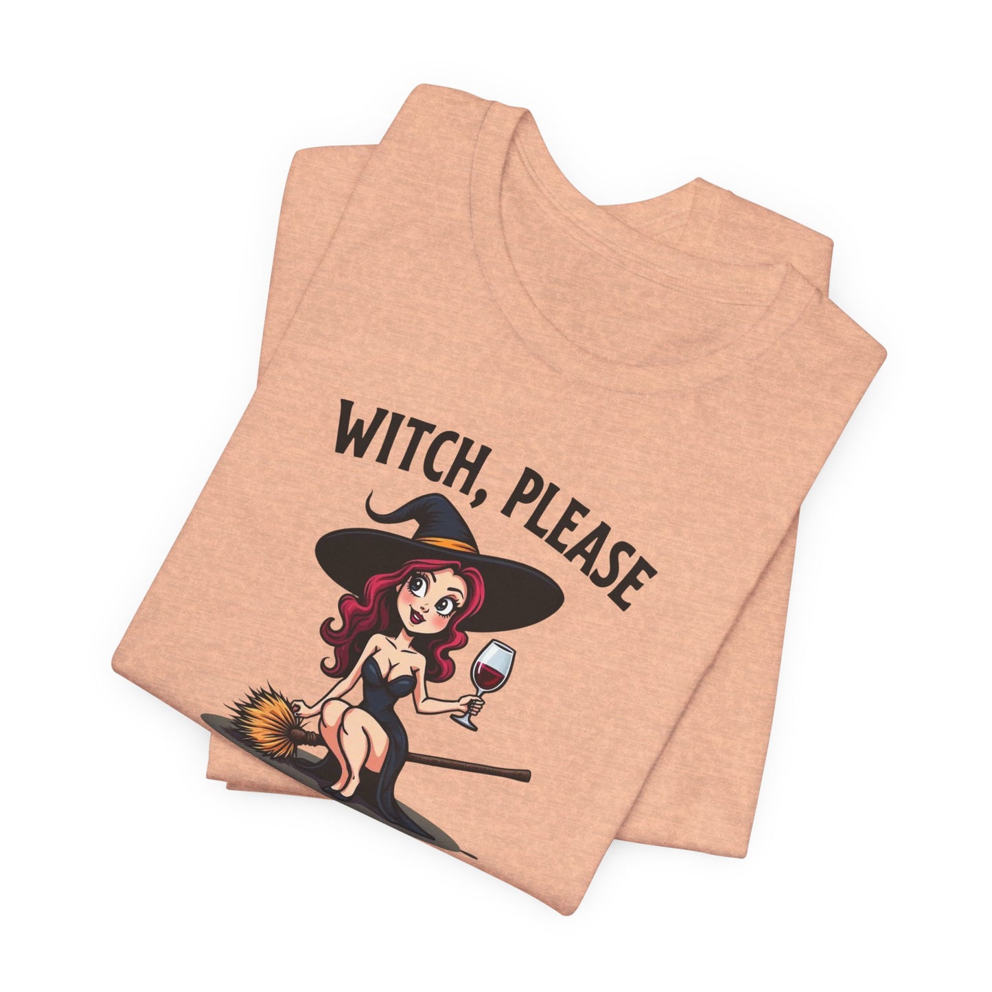 Witch, Please Tee — Cute Pinup Witch Graphic T‑Shirt ("I’ve Got Spells For That")