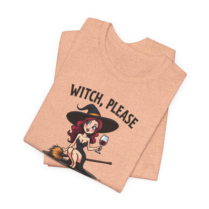 Witch, Please Tee — Cute Pinup Witch Graphic T‑Shirt ("I’ve Got Spells For That")