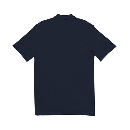 Sports Massage, Embroidered Crest Polo Shirt — Classic White Chest Logo