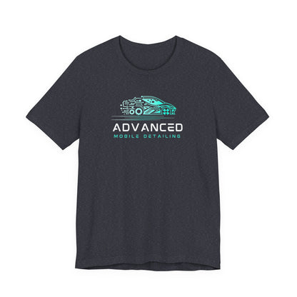 Advanced Mobile Detailing, Super soft style, Unisex Tee, Car Enthusiast Shirt, Automotive Gift, Stylish Car Wash Tee, Perfect for Mechanics, Birthday or Holiday Gift