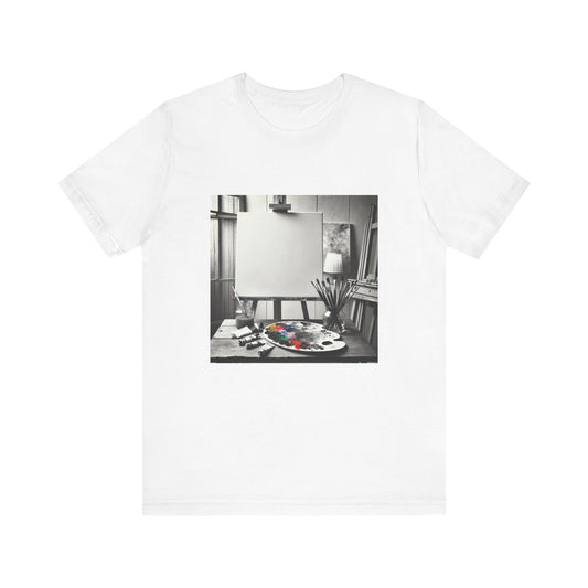 Artistic Unisex Tee - The Anticipation of a Blank Canvas - Psychonaut Swag