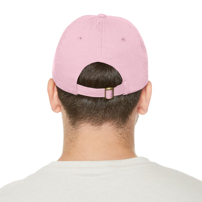 Extruder2Plate, Dad Hat with Leather Patch (Round)