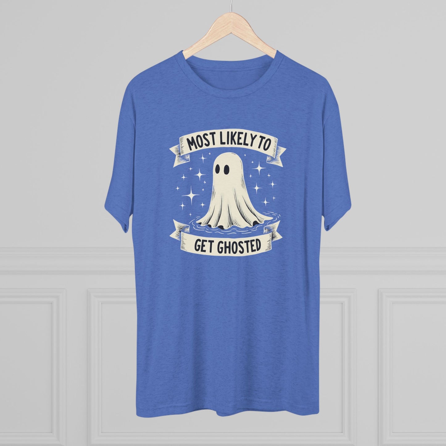Most Likely To Get Ghosted T-Shirt — Cute Retro Ghost Halloween Tee