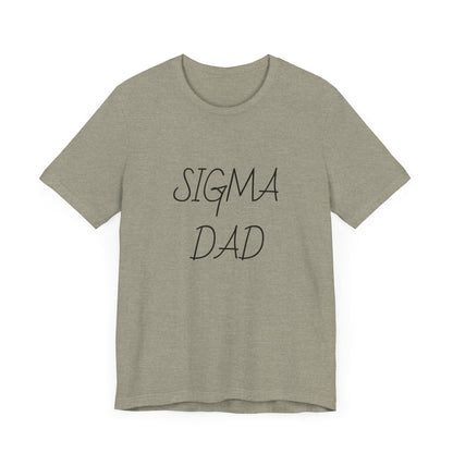 Sigma Dad, Unisex Jersey Short Sleeve Tee - Psychonaut Swag