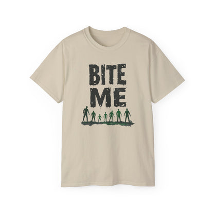 Bite Me, Unisex Ultra Cotton T-Shirt, Casual Wear, Gift for Halloween, Party Shirt, Humor Merch